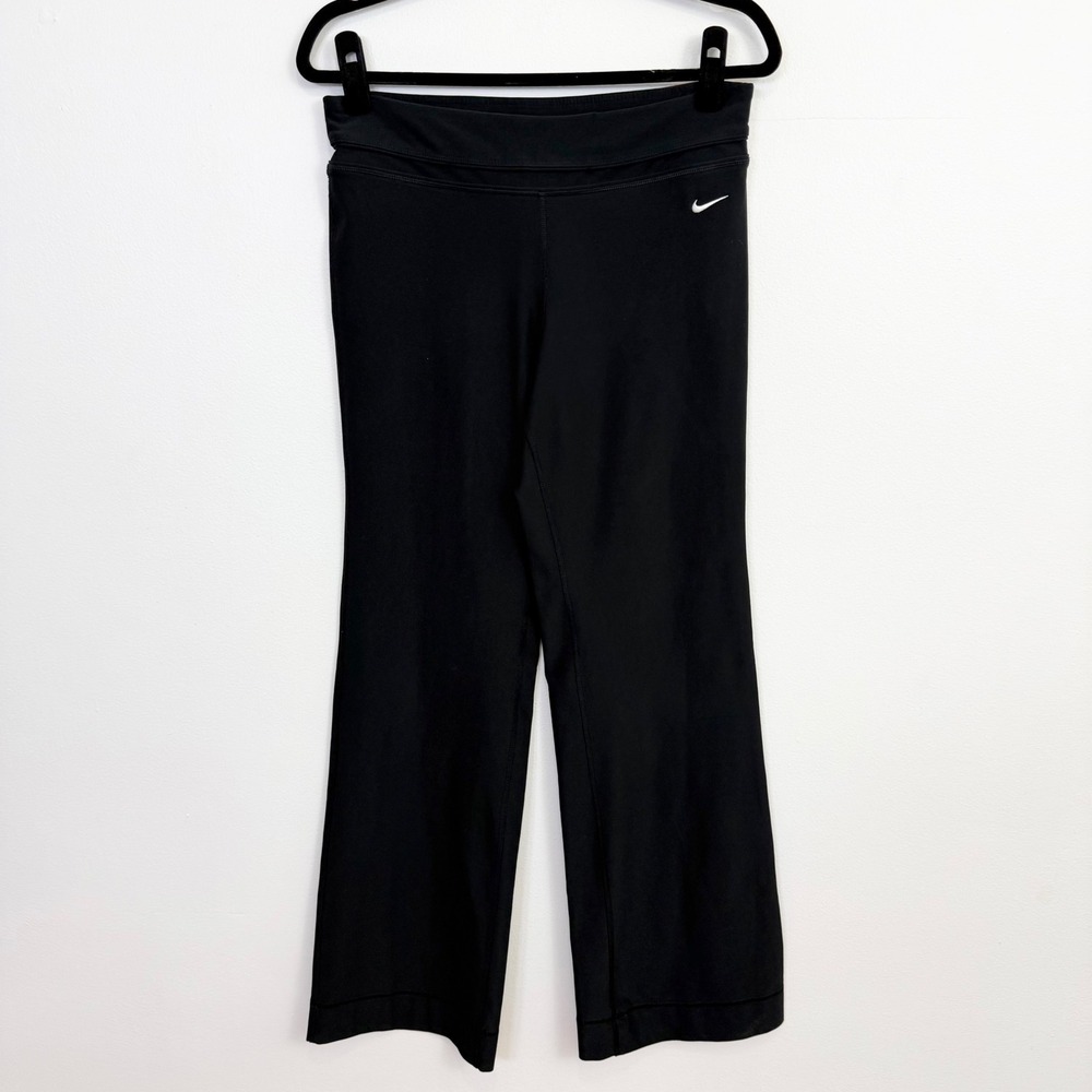 Nike Dri-FIT Black Bootcut Yoga Pants Women's Size Medium